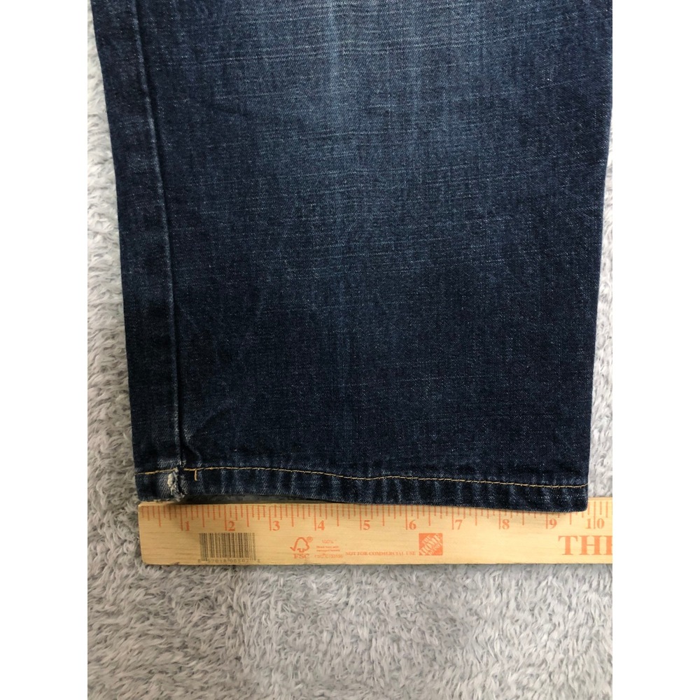 Y2K Vokal Jeans Men 34x32 (Tag 36) Blue Baggy Loose Fit Denim - Picture 8 of 10